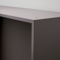IKEA PAX ПАКС Каркас гардероба, темно-серый, 100x58x236 см 10509125 105.091.25