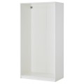 IKEA PAX ПАКС Гардероб 2-дверный, белый / Fardal глянцевый / белый, 100х37х236 см 59905497 | 599.054.97