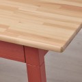 IKEA PINNTORP Стол, морилка светло-коричневая / красная морилка, 125x75 см 40529462 405.294.62
