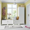 IKEA PLATSA ПЛАТСА Гардероб 4-х дверный, белый / Fonnes белый, 240x57x191 см 69437080 694.370.80
