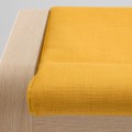 IKEA POÄNG ПОЭНГ Табурет для ног, дубовый шпон беленый / Skiftebo желтый 29388492 | 293.884.92