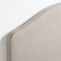 IKEA RAMNEFJÄLL каркас кровати с обивкой, Киланда светло-бежевый / Линдбоден, 140x200 см 59560160 | 595.601.60