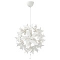IKEA RAMSELE РАМСЕЛЕ Подвесной светильник, цветок / белый, 43 см 30404882 304.048.82