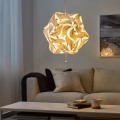 IKEA RAMSELE РАМСЕЛЕ Подвесной светильник, цветок / белый, 43 см 30404882 304.048.82