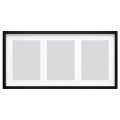 IKEA RÖDALM рамка для 3х фото, черный, 81x40 см 70553728 | 705.537.28