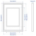 IKEA RÖDALM Рамка, имитация березы, 70x100 см 00548938 | 005.489.38