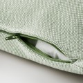 IKEA SANDTRAV Подушка, серо-зеленый/белый, 45x45 см 80563449 805.634.49