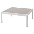 IKEA SEGERÖN СЕГЕРОН Журнальный стол, для сада, белый / бежевый, 73x73 см 40510797 405.107.97
