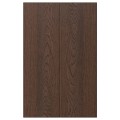 IKEA SINARP СИНАРП Дверцы для напольного углового шкафа, коричневый, 25x80 см 80404163 | 804.041.63