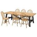 IKEA SKOGSTA / SKOGSTA Стол и 6 стульев, акация / акация, 235 см 49545127 | 495.451.27