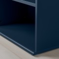 IKEA SKRUVBY Тумба под ТВ, черно-синий, 216x38x140 см 89494606 894.946.06