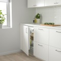 IKEA SMÅFRUSEN СМЕФРУСЕН Холодильник встраиваемый, ИКЕА 500 встроенный / белый, 134 л 10494770 104.947.70