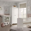 IKEA SMÅGÖRA Набор детской мебели, 3 элемента, белый, 60x120 см 19506033 195.060.33