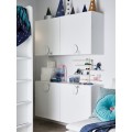IKEA SMÅSTAD СМОСТАД Настенный шкаф, белый серый / с 1 полкой, 60x32x60 см 09389954 093.899.54