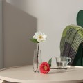 IKEA SMYCKA Цветок искусственный, для дома / для улицы / камелия белая, 28 см 90571793 905.717.93
