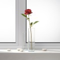 IKEA SMYCKA Цветок искусственный, для дома / для улицы / розовый красный, 52 см 40571795 405.717.95
