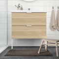 IKEA SÖDERSJÖN СЕДЕРШЕН Коврик для ванной, серо-коричневый, 50x80 см 20507994 205.079.94