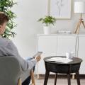 IKEA STARKVIND Стол с очистителем воздуха, мореный дубовый шпон / темно-коричневый смарт 80501951 805.019.51