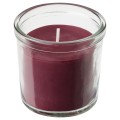 IKEA STÖRTSKÖN Ароматическая свеча в стекле, ягоди / красный, 20 годин 80502111 805.021.11