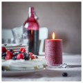 IKEA STÖRTSKÖN Блочная ароматическая свеча, ягоди / красный, 30 годин 10502275 105.022.75