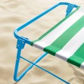 IKEA STRANDÖN Пляжное кресло, белый зеленый / синий 90522769 905.227.69