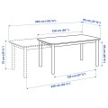 IKEA STRANDTORP СТРАНДТОРП Раздвижной стол, коричневый, 150/205/260x95 cм 80388587 803.885.87