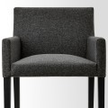IKEA STRANDTORP / MÅRENÄS Стол и 6 стульев, коричневый/черный Gunnared темно-серый, 150/205/260 см 89518829 895.188.29
