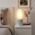 IKEA SYMFONISK СИМФОНИСК Лампа / колонка с wifi, стеклянный абажур, белый 99430925 | 994.309.25