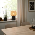 IKEA SYMFONISK СИМФОНИСК Лампа динамика WiFi, бамбуковый абажур 29530419 295.304.19