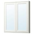 IKEA TÄNNFORSEN Зеркальный шкаф / дверь, белый, 80x15x95 см 10535129 105.351.29
