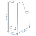 IKEA TJENA подставка для журналов, с рисунком/сиреневый белый 80576710 | 805.767.10