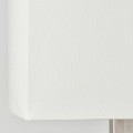 IKEA TOMELILLA ТОМЕЛИЛЛА Лампа настольная, никелированный / белый, 36 см 80450414 804.504.14