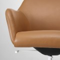 IKEA TOSSBERG / LÅNGFJÄLL Офисное кресло, Grann светло-коричневый / белый 09513091 095.130.91