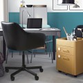 IKEA TOSSBERG / MALSKÄR Офисное кресло, Grann черный / черный 59508172 595.081.72