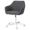 IKEA TOSSBERG / MALSKÄR Офисное кресло, Gunnared темно-серый / белый 09508240 095.082.40