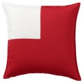 IKEA TOSSDAN Наволочка, белый/красный крест, 50x50 см 50563827 | 505.638.27