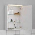 IKEA TREASJÖN зеркальный шкаф 1 дверца/встроенная подсветка, 50x17x75 см 50564445 | 505.644.45