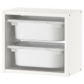 IKEA TROFAST ТРУФАСТ Настенный шкаф, белый / белый, 34х21х30 см 09484084 | 094.840.84