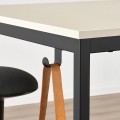 IKEA TROTTEN ТРОТТЕН Стол, бежевый / антрацит, 80x80 см 09429610 | 094.296.10