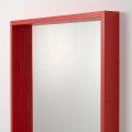 IKEA TURBOKASTANJ зеркало, красный, 75x75 см 50566449 | 505.664.49