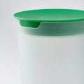 IKEA UPPFYLLD УПФИЛЛД Сушилка для салата с ситечком, ярко-зеленый / прозрачный 10528685 105.286.85