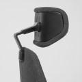IKEA UPPSPEL УППСПЕЛЬ / GRUPPSPEL Письменный стол, стул и комод, черный / серый, 140x80 cм 99441108 994.411.08