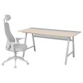 IKEA UTESPELARE / MATCHSPEL Геймерский стол и стул, имитация пепла / светло-серый 79537381 | 795.373.81