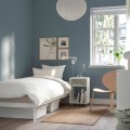 IKEA VEVELSTAD Кровать односпальная, белый, 90x200 см 40518270 405.182.70