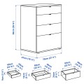IKEA VIHALS Комбинация шкафов, белый, 270x57x200 см 59442181 | 594.421.81