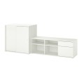 IKEA VIHALS Комбинация для хранения / под ТВ, белый, 242x37x90 cм 49440601 494.406.01