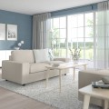 IKEA VIMLE ВИМЛЕ 2-местный диван, с широкими подлокотниками / Gunnared бежевый 69400543 | 694.005.43