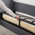 IKEA VIMLE Угловой диван раскладной 5-местный с козеткой, с широкими подлокотниками / Gunnared средне-серый 69545249 | 695.452.49