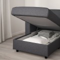 IKEA VIMLE ВИМЛЕ 3-местный диван, с шезлонгом / Gunnared серый 39399112 393.991.12