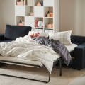 IKEA VIMLE 3-местный диван с козеткой, с широкими подлокотниками / Saxemara черно-синий 29537227 295.372.27